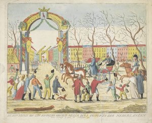 Arrival of the Prince of Orange in The Hague, 1813 by Anonymous
