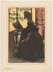 Advertisement for the Second Exhibition of the Peintres Lithographes in the Salle du Figaro by Anonymous