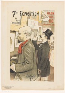 Advertisement for the Seventh Exhibition of the Salon des Cent