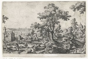 Apollo Killing Coronis (Landscapes with Mythological and Biblical Representations series)