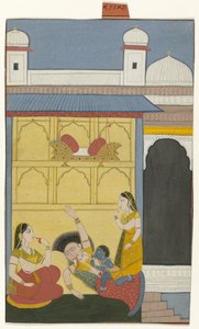 Baby Krishna Killing the Demon Putana