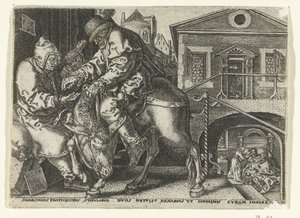 Good Samaritan Pays the Innkeeper (series: Parable of the Good Samaritan)