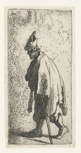 Beggar with a Stick by Anonymous