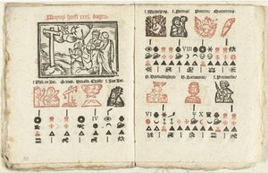Pages with the Prediction for the Month of May, 1712 by Anonymous