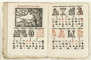 Pages with the Prediction for the Month of September, 1712 by Anonymous