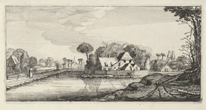 Farmhouse by the Water (series title) by Anonymous