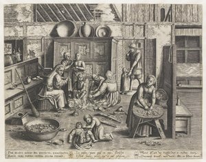 Peasant Interior by Anonymous