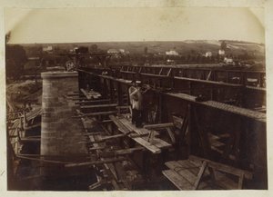 Bridge under construction in France