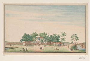 Country House of the Governor at the Great Pass near Colombo by Anonymous