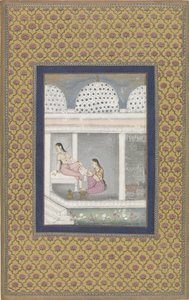 Lady at Toilet by Anonymous