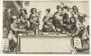 The Frenchman and the Dutchman, 1673 by Anonymous