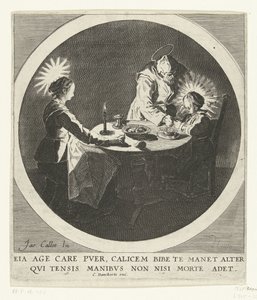 The Holy Family at the Table by Anonymous