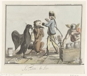 The Dutch Lion is Shorn, 1787