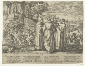 The Geese Chase Away the Foxes, ca. 1572