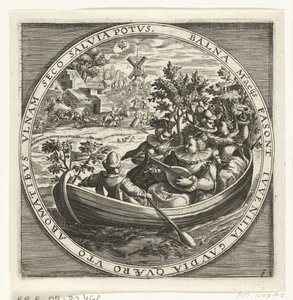 The Month of May, Musical Company in a Boat, ca. 1600 (The Twelve Months of the Year Depicted in Scenes from Folk Life)