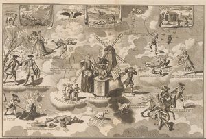 The Defeated Stockholder in the Rattle Chair, 1720 by Anonymous