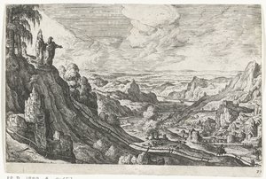 The Temptation of Christ (Landscapes with Mythological and Biblical Representations) by Anonymous