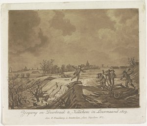 Dike Breach at Kedichem, 1809