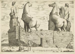 Dioscuri, Seen from Behind (Speculum Romanae Magnificentiae)