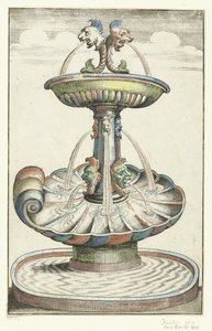 Three Basins Above Each Other by Anonymous
