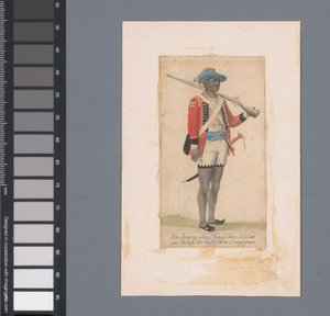 A Black Soldier in the Service of the British East India Company by Anonymous