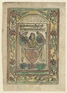 Angel with Sacred Heart by Anonymous