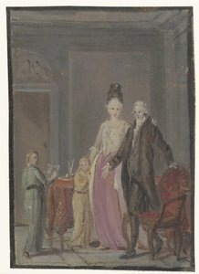 Family Group in Interior