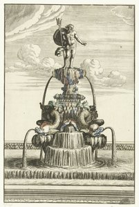 Fountain with Statue of Neptune