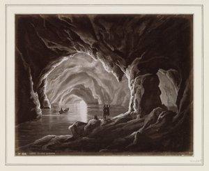 Photoreproduction of (Probably) a Drawing of the Blue Grotto on Capri by Anonymous