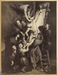 Photoreproduction of a Print After the Painting Descent from the Cross by Peter Paul Rubens