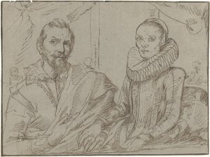 Frans Snijders and His Wife Margaretha de Vos