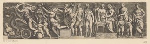 Frieze with Men, Women, and Children