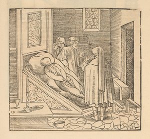 Mummified Body and Three Men