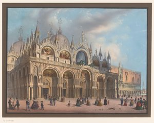 View of the Basilica of San Marco in Venice by Anonymous