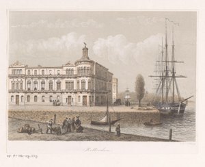 View of the Royal Dutch Yacht Club in Rotterdam by Anonymous
