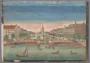 View of the Oudeschans in Amsterdam Seen from the IJ by Anonymous