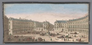 View of the Place des Victoires in Paris by Anonymous