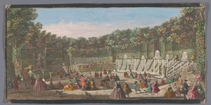 View of the Salle de Bal in the Garden of Versailles by Anonymous
