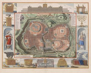 View of the Temple Mount in Jerusalem from the East by Anonymous