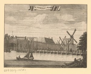 View of the Weteringpoort in Amsterdam