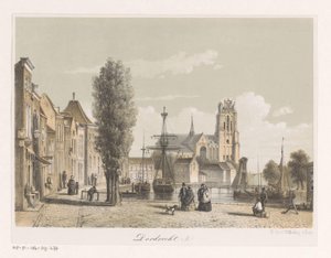 View of the Harbor in Dordrecht by Anonymous