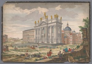 View of the Church of St. John Lateran in Rome by Anonymous