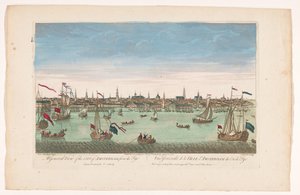 View of the City of Amsterdam from the IJ by Anonymous