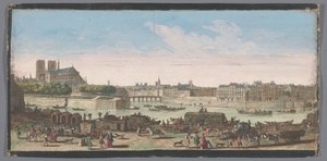 View of the City of Paris Seen from the Quai de Miramion by Anonymous
