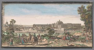 View of the City and the Palace of Versailles by Anonymous