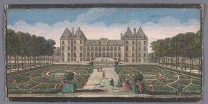 View of the Garden and Château de Saint-Maur