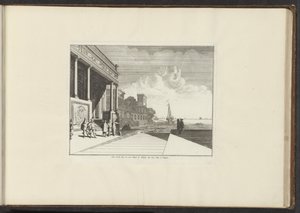 View of a Palace on the Coast in Naples by Anonymous