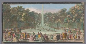 View of the Bassin de l’Encelade in the Garden of Versailles