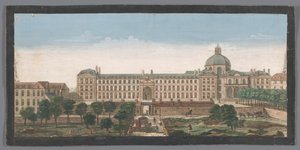 View of the Hôpital de la Salpêtrière in Paris
