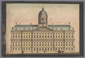 View of the Town Hall in Amsterdam by Anonymous